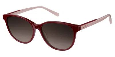 Pierre Cardin P.c. 8468/s C9a/ha Occhiali Da Sole Rossi Per Donna In Red