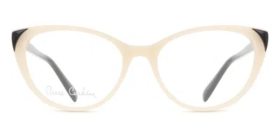 Pierre Cardin P.c. 8501 0xr Occhiali Da Vista Bianchi Per Donna (solo Montatura) In Neutral
