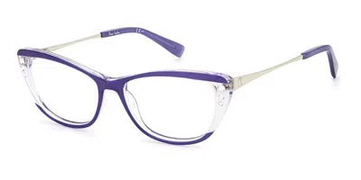 Pierre Cardin P.c. 8505 Women's Glasses, Purple, Size 53 In Blue