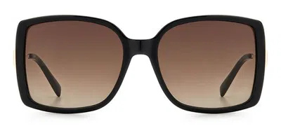 Pierre Cardin P.c. 8512/s 807/ha Women's Sunglasses Black Size 58