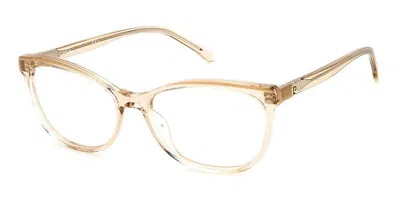 Pierre Cardin P.c. 8517 F45 Women's Glasses Brown Size 55 - Free Lenses - Blue Light Block Available In Transparent Beige Brown