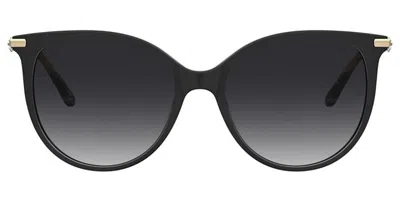 Pierre Cardin P.c. 8528/s 807/9o Women's Sunglasses Black Size 55