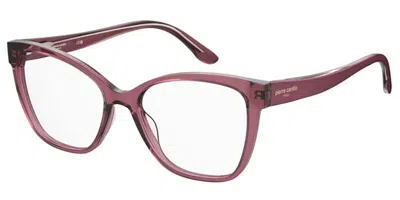 Pierre Cardin P.c. 8530 35j Women's Glasses Pink Size 54 - Free Lenses - Blue Light Block Available In Transparent Pink