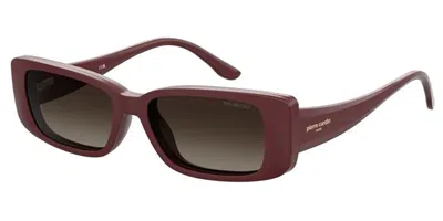 Pierre Cardin P.c. 8534/cs With Clip-on Lhf/la Occhiali Da Vista Borgogna Per Donna (solo Montatura) In Burgundy