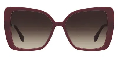 Pierre Cardin P.c. 8553/s Lhf/ha Occhiali Da Sole Borgogna Per Donna In Brown