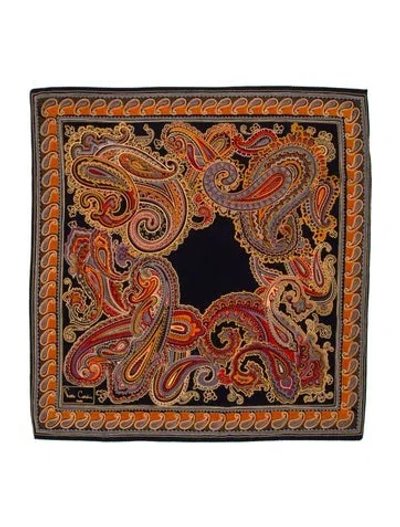 Pre-owned Pierre Cardin Printed Bandana In Blue