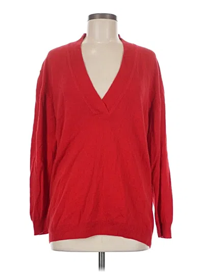 Pre-owned Pierre Cardin Pullover Sweater In Red