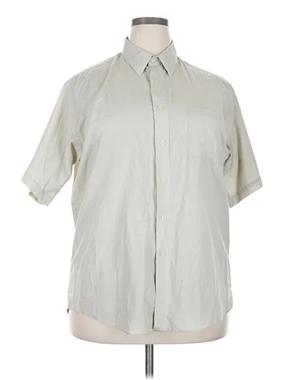 Pre-owned Pierre Cardin Short Sleeve Blouse In Green