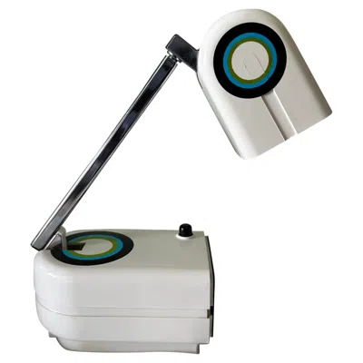 Pre-owned Pierre Cardin Space Age Telescopic Table Lamp In White, Blue, Green & Black
