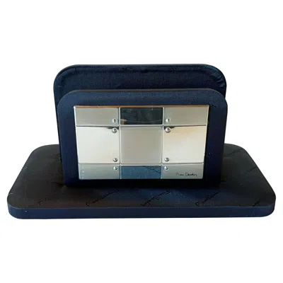 Pre-owned Pierre Cardin Sterling Letter Holder In Silver