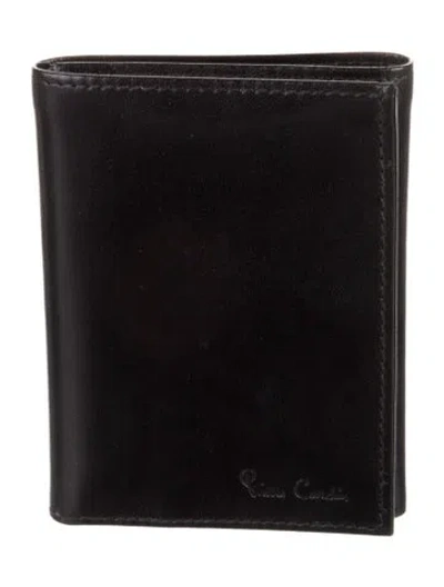 Pre-owned Pierre Cardin Travel Wallet And Pen In Black/gold