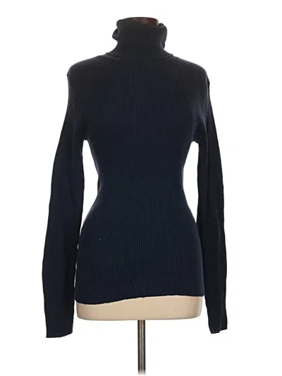 Pre-owned Pierre Cardin Turtleneck Sweater In Blue