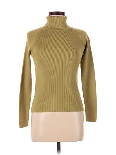 Pre-owned Pierre Cardin Turtleneck Sweater In Yellow