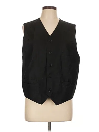 Pre-owned Pierre Cardin Tuxedo Vest In Black