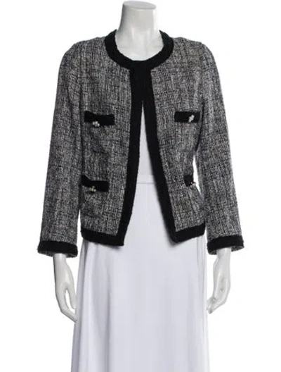 Pre-owned Pierre Cardin Tweed Pattern Evening Jacket In Multi