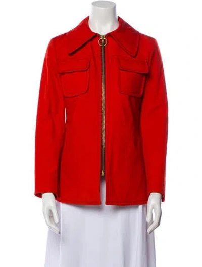 Pre-owned Pierre Cardin Vintage 1960's Jacket In Orange