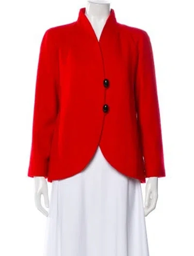 Pre-owned Pierre Cardin Vintage 1980's Blazer In Red