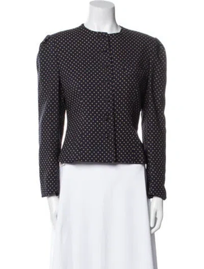 Pre-owned Pierre Cardin Vintage 1980's Evening Jacket In Blue