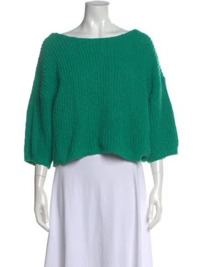 Pre-owned Pierre Cardin Vintage 1980's Sweater In Green