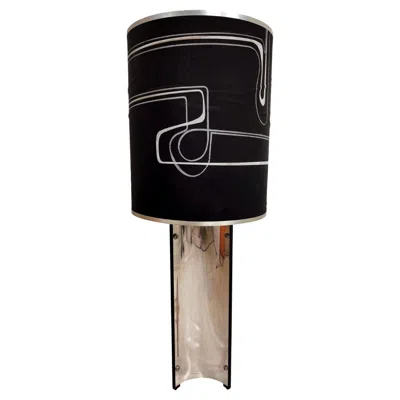 Pre-owned Pierre Cardin Vintage Floor Lamp Design  For Sciolari, 1970s In Black