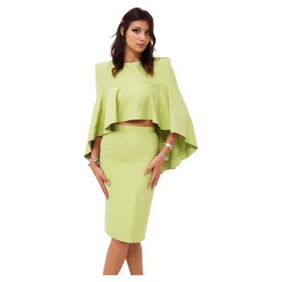 Pre-owned Pierre Cardin Vintage Green Linen Suit