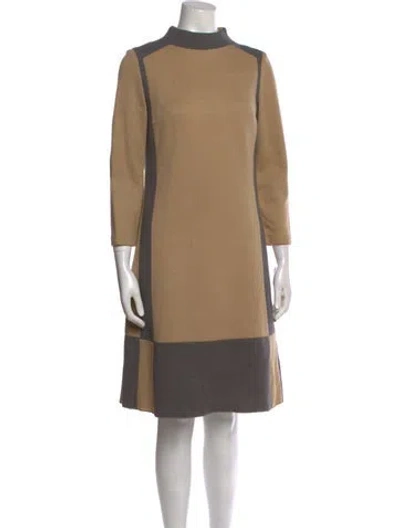 Pre-owned Pierre Cardin Vintage Knee-length Dress In Multi