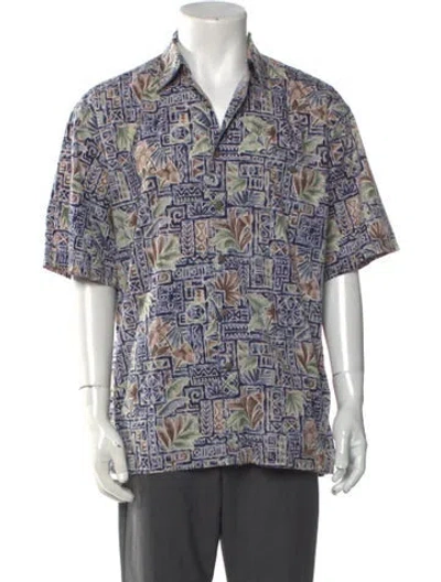 Pre-owned Pierre Cardin Vintage Late 1980's - Early 1990's Shirt In Blue