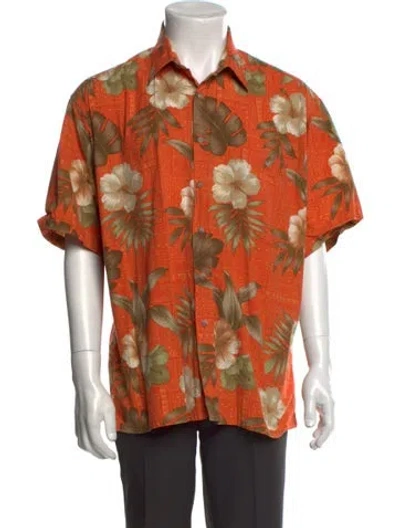 Pre-owned Pierre Cardin Vintage Late 1980's - Early 1990's Shirt In Orange