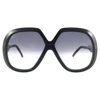 Pre-owned Pierre Cardin Vintage  Butterfly Black Oversized 60's Collector France Sunglasses