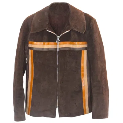 Pre-owned Pierre Cardin Vintage  Leather Jacket, Men's Small Or Women's Large In Black