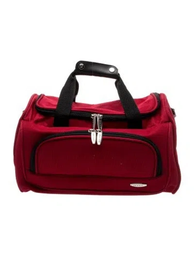 Pre-owned Pierre Cardin Weekender Bag In Red