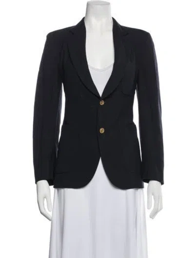 Pre-owned Pierre Cardin Wool Blazer In Blue