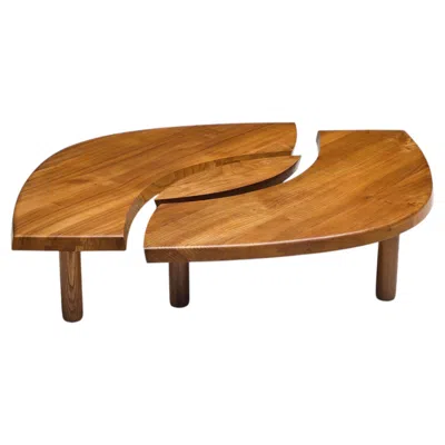 Pre-owned Pierre Chapo T22c L'oeil Coffee Table By , France, 1972 In Brown