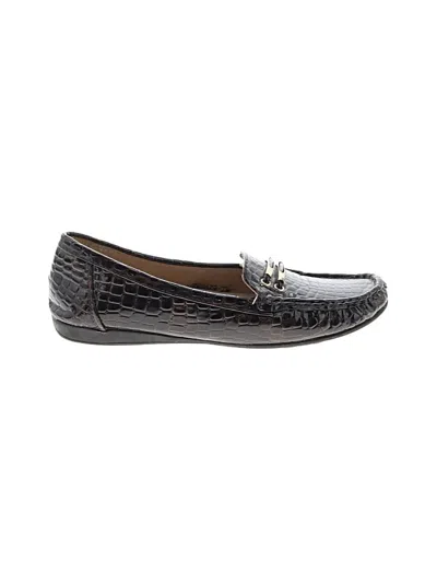 Pre-owned Pierre Dumas Flats In Black