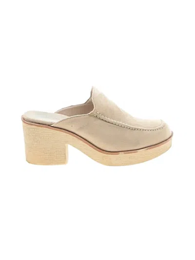 Pre-owned Pierre Dumas Mule/clog In Ivory