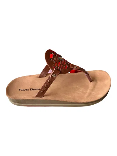 Pierre Dumas Valarie Sandal In Tan In Multi