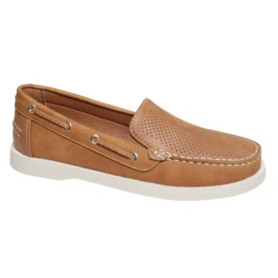 Pierre Dumas Women's Campa-1 Boat Loafers In New Tan In Brown
