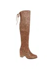 Pierre Dumas Women's Cheetah Knee Boots In Cheetah Print
