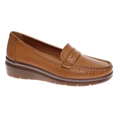 Pierre Dumas Women's Choice-3 Penny Loafer In New Tan In Multi