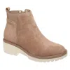 Pierre Dumas Women's Danielle Ankle Boots In Taupe In Grey