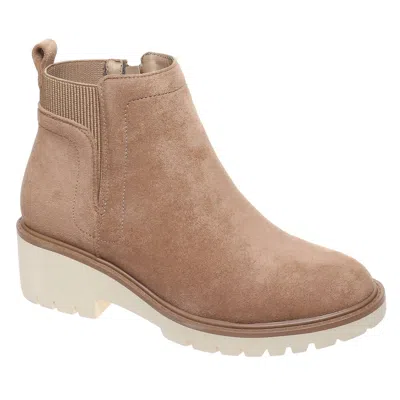 Pierre Dumas Women's Danielle Ankle Boots In Taupe In Grey