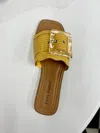 Pierre Dumas Women's Emy 1 Sandals In Mustard In Yellow