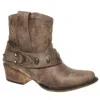 Pierre Dumas Women's Kaylee 4 Western Boot In Taupe In Grey