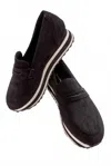 Pierre Dumas Women Keeping It Simple Platform Loafer In Black