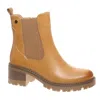 Pierre Dumas Women's Leather-look Ankle Boots In Brown