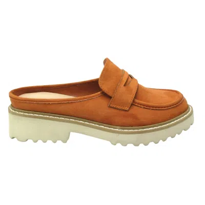 Pierre Dumas Women's Mora Mule Loafer In Whiskey In Brown