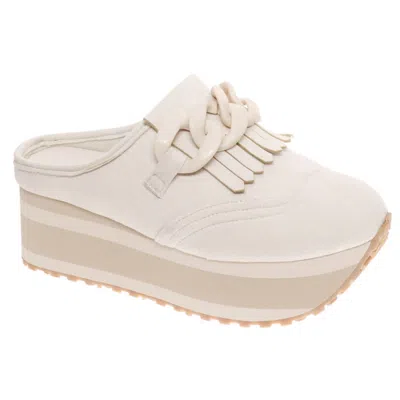 Pierre Dumas Women's Paloma 5 Clog Shoes In Ivory