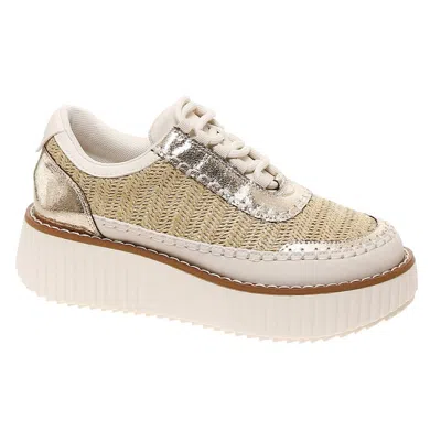 Pierre Dumas Women's Sweet 1 Sneaker In Gold Combo In Multi