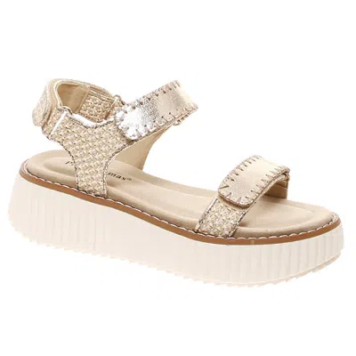 Pierre Dumas Women's Sweet 4 Sandal In Gold Combo In Multi