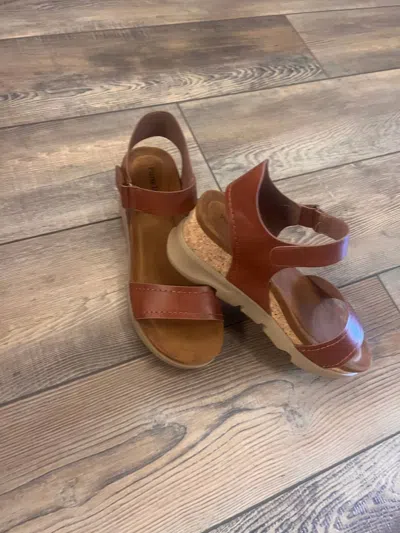 Pierre Dumas Women's Wanda Sandal In Whiskey Brown In Multi